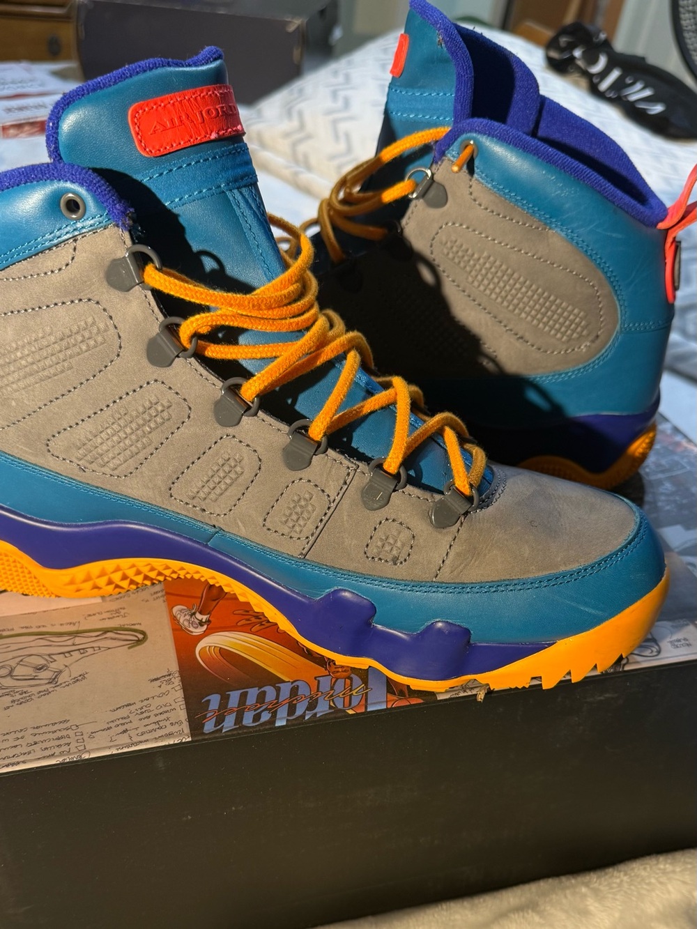 Retro 9 Jordan boots